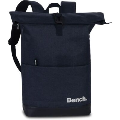 Bench Dunkelblaue Roll-Top Rucksack - Schule & Reise Bench Dunkelblaue Roll-Top Rucksack - Schule & Reise