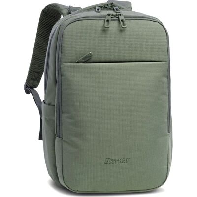 Fabrizio Best Way Cabin Pro Rucksack - 40 cm - Grün Fabrizio Best Way Cabin Pro Rucksack - 40 cm - Grün