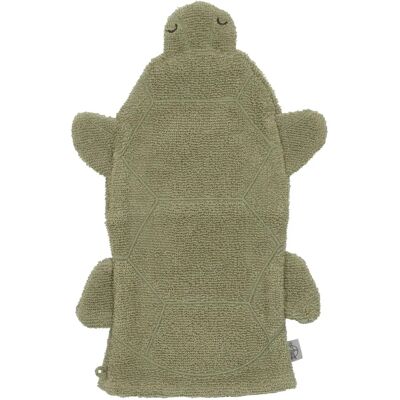 Fazzoletto di cotone biologico GOTS verde - Accessorio bagno Fazzoletto di cotone biologico GOTS verde - Accessorio bagno