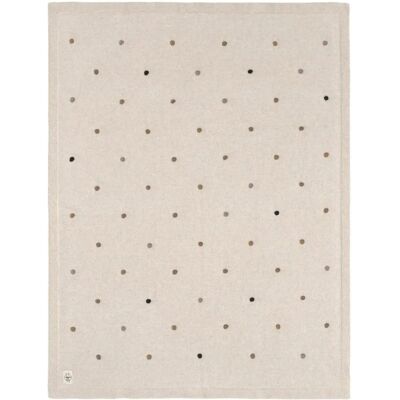 Couverture bébé biologique Lässig - Points - Nature - 80x110cm - Publicité Couverture bébé biologique Lässig - Points - Nature - 80x110cm - Publicité