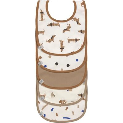 Lässig Little Mateys Royal Blue Slabbetjes - 5 Stuks Lässig Little Mateys Royal Blue Slabbetjes - 5 Stuks
