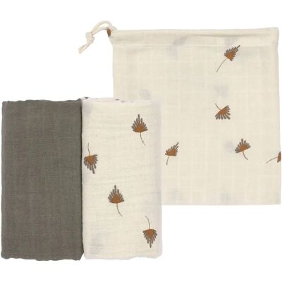 Set di 2 Canovacci Lässig - Taupe, Grigio Set di 2 Canovacci Lässig - Taupe, Grigio