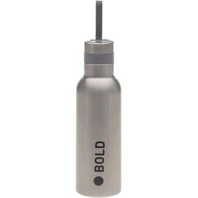 Lässig BOLD Vattenflaska i rostfritt stål - 750ml - Silver Lässig BOLD Vattenflaska i rostfritt stål - 750ml - Silver