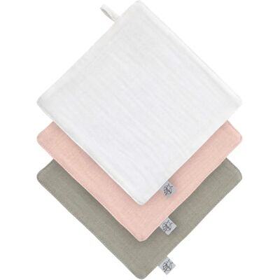 Lässig Lot de 3 débarbouillettes pour bébé - Produit pour bébé Lässig Lot de 3 débarbouillettes pour bébé - Produit pour bébé