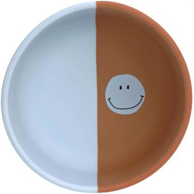 Lassig Bol en silicone pour bébé - Happy Rascals Smile Bleu ciel - Bol pour bébé - Publicité Lassig Bol en silicone pour bébé - Happy Rascals Smile Bleu ciel - Bol pour bébé - Publicité