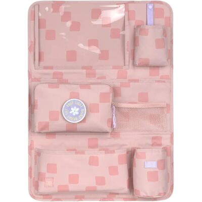 Organisateur de voiture Lässig - Rose - Convivial pour enfants, Pliable, Compartiment pour tablette - Publicité Organisateur de voiture Lässig - Rose - Convivial pour enfants, Pliable, Compartiment pour tablette - Publicité