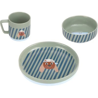Lässig - Tiny Team - Vert - Porcelaine - Dinnerware Set - Publicité Lässig - Tiny Team - Vert - Porcelaine - Dinnerware Set - Publicité