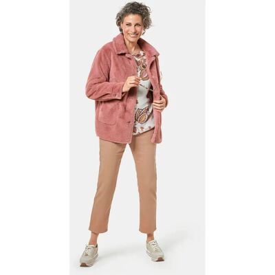 Goldner Fashion - Ylellinen keinoturkistakki - Pfirsich - Gr. 46 Damen - Coat Goldner Fashion - Ylellinen keinoturkistakki - Pfirsich - Gr. 46 Damen - Coat