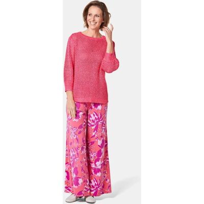Goldner Fashion - Naisellinen neulepusero - pink - Gr. 50 Damen - Strickpullover Goldner Fashion - Naisellinen neulepusero - pink - Gr. 50 Damen - Strickpullover