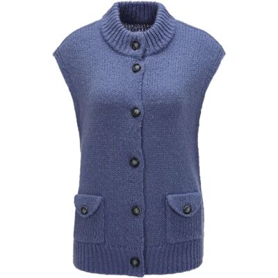 Goldner Fashion - Neuleliivi - smokeblue - Sweater vest Goldner Fashion - Neuleliivi - smokeblue - Sweater vest