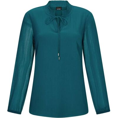 Goldner Fashion - Sifonkipusero - Petrol - Gr. 23 - Bluse Goldner Fashion - Sifonkipusero - Petrol - Gr. 23 - Bluse