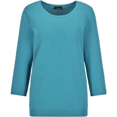 Goldner - Fashion Neulepusero - Turquoise - Sweater Goldner - Fashion Neulepusero - Turquoise - Sweater