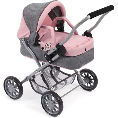 CHIC2000 Smarty Melange rosa Puppenwagen - Puppenart CHIC2000 Smarty Melange rosa Puppenwagen - Puppenart