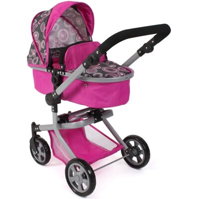 CHIC2000 Mika Hot Pink Puppenwagen - Kinderwagen mit schwenkbaren Rädern CHIC2000 Mika Hot Pink Puppenwagen - Kinderwagen mit schwenkbaren Rädern