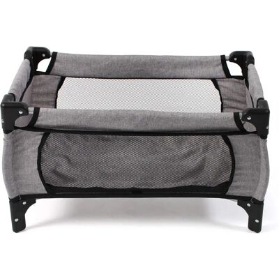 Lit de voyage Deluxe pour poupées - CHIC 2000, Gris Lit de voyage Deluxe pour poupées - CHIC 2000, Gris