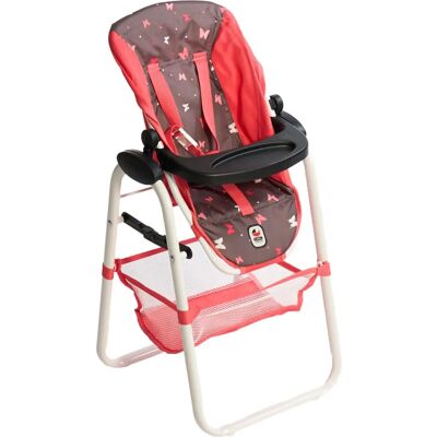 Chaise haute poupée Butterfly Bayer Chic 2000 - Mobilier pour poupée Chaise haute poupée Butterfly Bayer Chic 2000 - Mobilier pour poupée