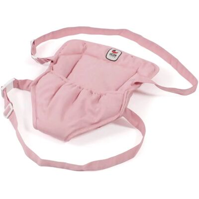 CHIC2000 Porta-bambole - Melange rosa - Cinghie regolabili - 55 cm CHIC2000 Porta-bambole - Melange rosa - Cinghie regolabili - 55 cm