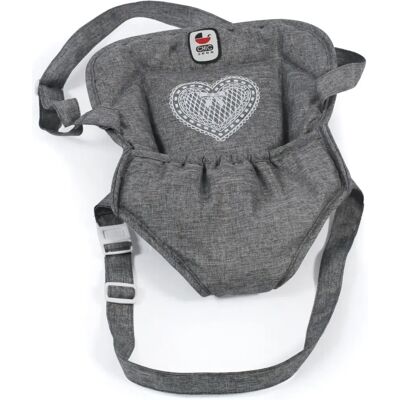 Puppen-Tragetasche Rucksack - Grau Puppen-Tragetasche Rucksack - Grau