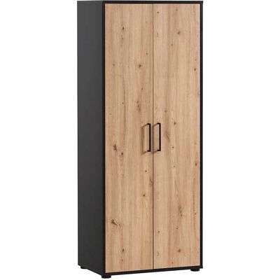 Pharao24 - Office Cabinet - 2-door - Melamin Touchwood - Büromöbel Pharao24 - Office Cabinet - 2-door - Melamin Touchwood - Büromöbel