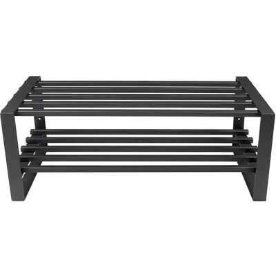 Pharao24 - Industrial Loft - Schwarz - Stahl - Shoe rack Pharao24 - Industrial Loft - Schwarz - Stahl - Shoe rack
