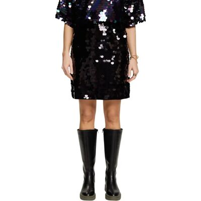 Jupe courte ESPRIT à sequins maxi - NOIR - 46 Jupe courte ESPRIT à sequins maxi - NOIR - 46