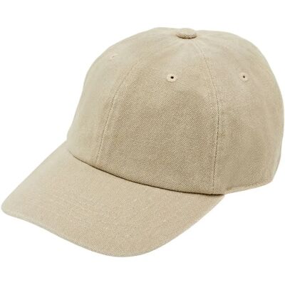 Esprit L Taupe Canvas Baseball Cap - Casual Esprit L Taupe Canvas Baseball Cap - Casual