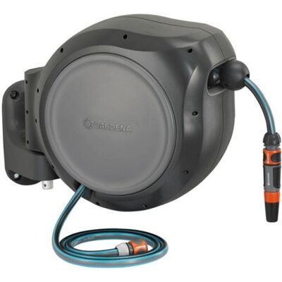 Gardena - 8055-28 - 30m - Wall Mounted - Automatic Rewind - Hose Reel Gardena - 8055-28 - 30m - Wall Mounted - Automatic Rewind - Hose Reel