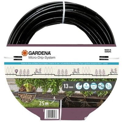 Gardena Modell 13503-20 Mikro-droppe-systemets bevattningslinje 25 m - Trädgårds-slang Gardena Modell 13503-20 Mikro-droppe-systemets bevattningslinje 25 m - Trädgårds-slang