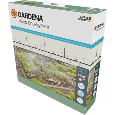 Gardena 13450-20 Tropfbewässerung, Micro-Drip-System-Set für Gemüse und Blumen Gardena 13450-20 Tropfbewässerung, Micro-Drip-System-Set für Gemüse und Blumen