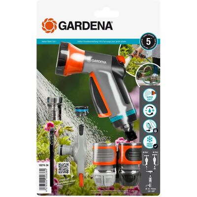 GARDENA Gartenbrause, CityGardening 18274-20 mit Anschluss-Set GARDENA Gartenbrause, CityGardening 18274-20 mit Anschluss-Set