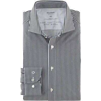 OLYMP Level Five 24/Seven Slim Fit Businesshemd in Schwarz OLYMP Level Five 24/Seven Slim Fit Businesshemd in Schwarz