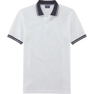 OLYMP Casual XXL Weiß Poloshirt - Poloshirt OLYMP Casual XXL Weiß Poloshirt - Poloshirt