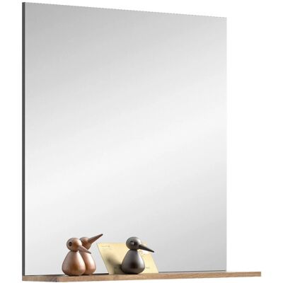 XONOX Mason Wandspiegel mit Ablage - Moderner Stil - 90x84cm XONOX Mason Wandspiegel mit Ablage - Moderner Stil - 90x84cm