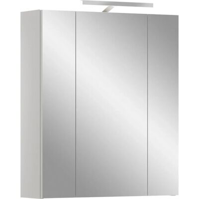 Xonox Home Linus Wit 3-Deurs Spiegelkast - Badkamermeubels Xonox Home Linus Wit 3-Deurs Spiegelkast - Badkamermeubels