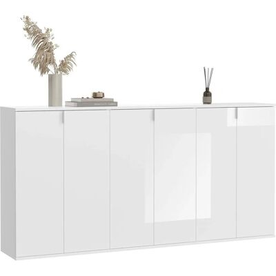 Sconto Weiße Garderobenkombination - Moderner Stauraum Sconto Weiße Garderobenkombination - Moderner Stauraum