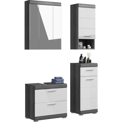 XONOX.home Scout 4-teiliges Badezimmer-Set - Modernes MDF-Design XONOX.home Scout 4-teiliges Badezimmer-Set - Modernes MDF-Design