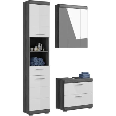 INOSIGN Siena Badezimmermöbel-Set - Hochglanz, Umweltfreundlich, 112x191x34cm INOSIGN Siena Badezimmermöbel-Set - Hochglanz, Umweltfreundlich, 112x191x34cm