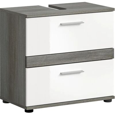 Sconto Weiß Badezimmer-Schrank - 60x57cm Sconto Weiß Badezimmer-Schrank - 60x57cm