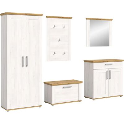 Höffner Verona Garderobe - Moderner Landhausstil mit Kleiderstange Höffner Verona Garderobe - Moderner Landhausstil mit Kleiderstange