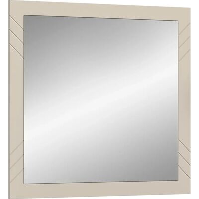 H & M Beige Speil - 80x80x2 cm - Dekorativ og Funksjonell H & M Beige Speil - 80x80x2 cm - Dekorativ og Funksjonell