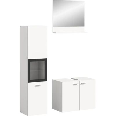 Höffner Bostalsee Weiße Wandmontierte Badezimmermöbel - Badezimmer Höffner Bostalsee Weiße Wandmontierte Badezimmermöbel - Badezimmer