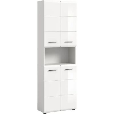 Sconto Hvit Badskapskap - 185cm høy, 60cm bred Sconto Hvit Badskapskap - 185cm høy, 60cm bred