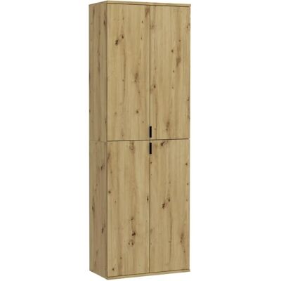 Sconto Garderobeskap - 61x193x34cm - Trefarge Sconto Garderobeskap - 61x193x34cm - Trefarge