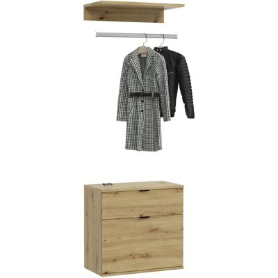 Sconto Tresort sett i trefarge - Garderobesystem Sconto Tresort sett i trefarge - Garderobesystem