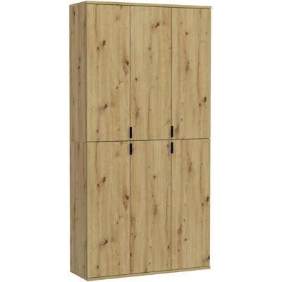 Sconto Holzschrank 91x193x34 cm - Garderobenschrank Sconto Holzschrank 91x193x34 cm - Garderobenschrank
