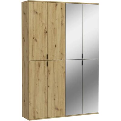 Sconto Klesskap - 122x193x34 cm - Trefarge - Garderobe Sconto Klesskap - 122x193x34 cm - Trefarge - Garderobe