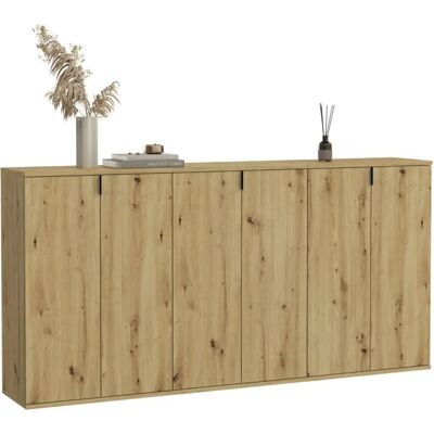 Höffner Holz-Garderobenset - Viel Stauraum, Verstellbare Böden - Garderobenkombination Höffner Holz-Garderobenset - Viel Stauraum, Verstellbare Böden - Garderobenkombination