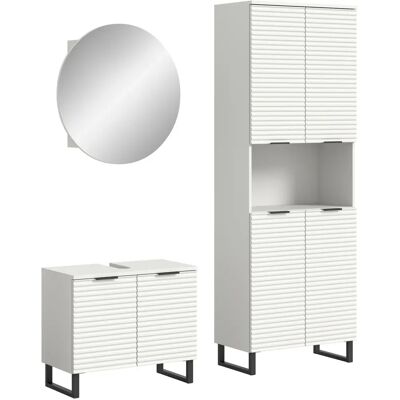 Sconto Weiße Badezimmer Kombination - Komplettbad Sconto Weiße Badezimmer Kombination - Komplettbad