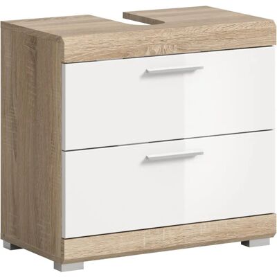 Schloonsee 60cm Vaskekar - 2 Skuffer MDF Front Schloonsee 60cm Vaskekar - 2 Skuffer MDF Front