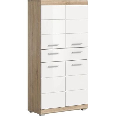 Höffner Midischrank SCHLOONSEE - 74cm, 4 Türen, MDF-Front - Badmöbel Höffner Midischrank SCHLOONSEE - 74cm, 4 Türen, MDF-Front - Badmöbel